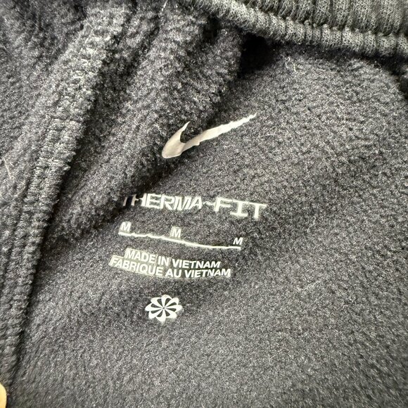 Nike Showtime Basketball Pants Men M Black Gray Colorblock 30" Jogger THERMA-FIT - Picture 5 of 16